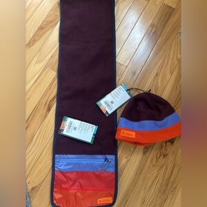 Cotopaxi Teca Fleece Scarf & Hat Matching Set